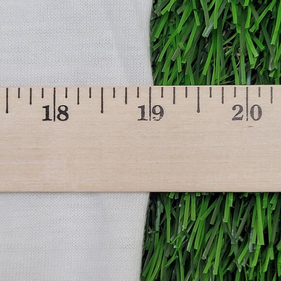 Vintage 90s Aruba Raglan Shirt S/M 19x23 Cropped Tropical USA - Picture 4 of 13